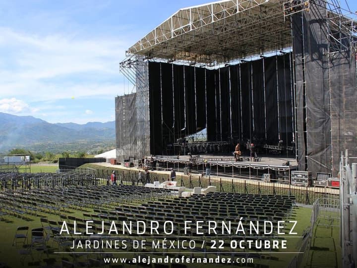 Concierto de Alejandro Fernández en Jardines