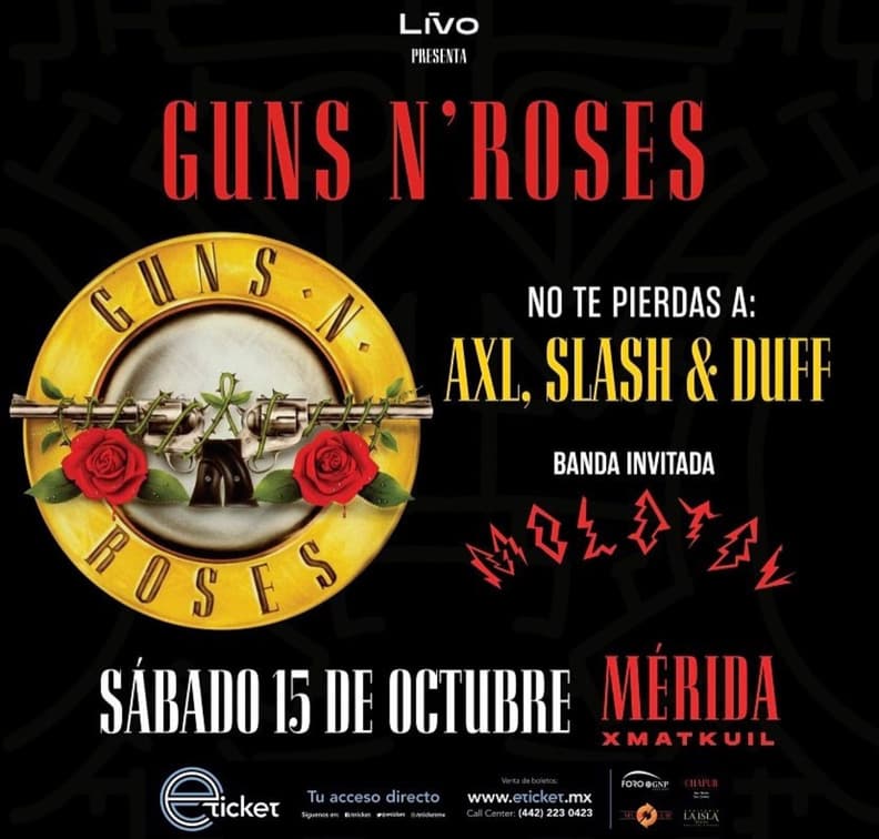 Concierto de Guns N' Roses