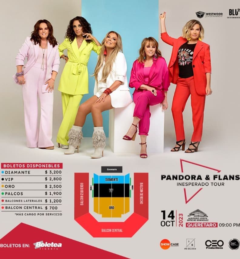Concierto de Pandora y Flans